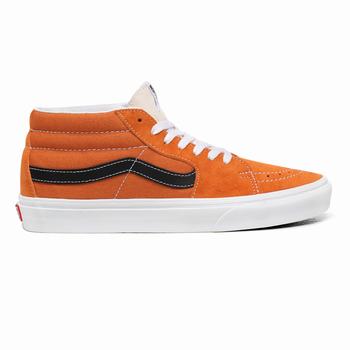 Damske Kotnikove Tenisky Vans Retro Sport Sk8-Mid Marhule/Biele VA09DNLAT